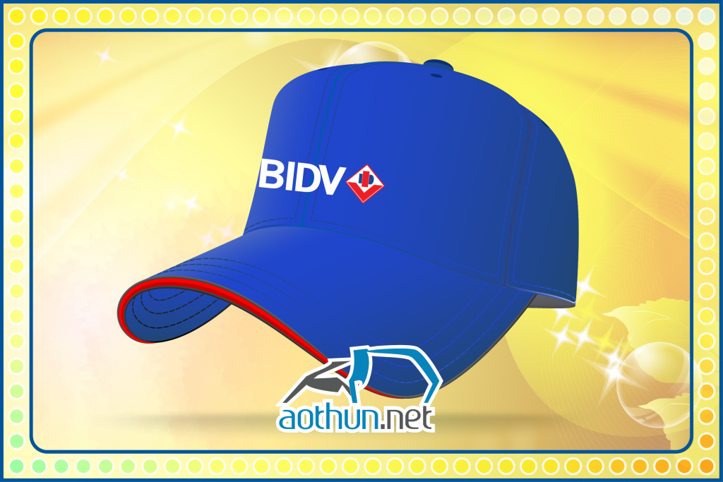 May mũ nón đồng phục BIDV