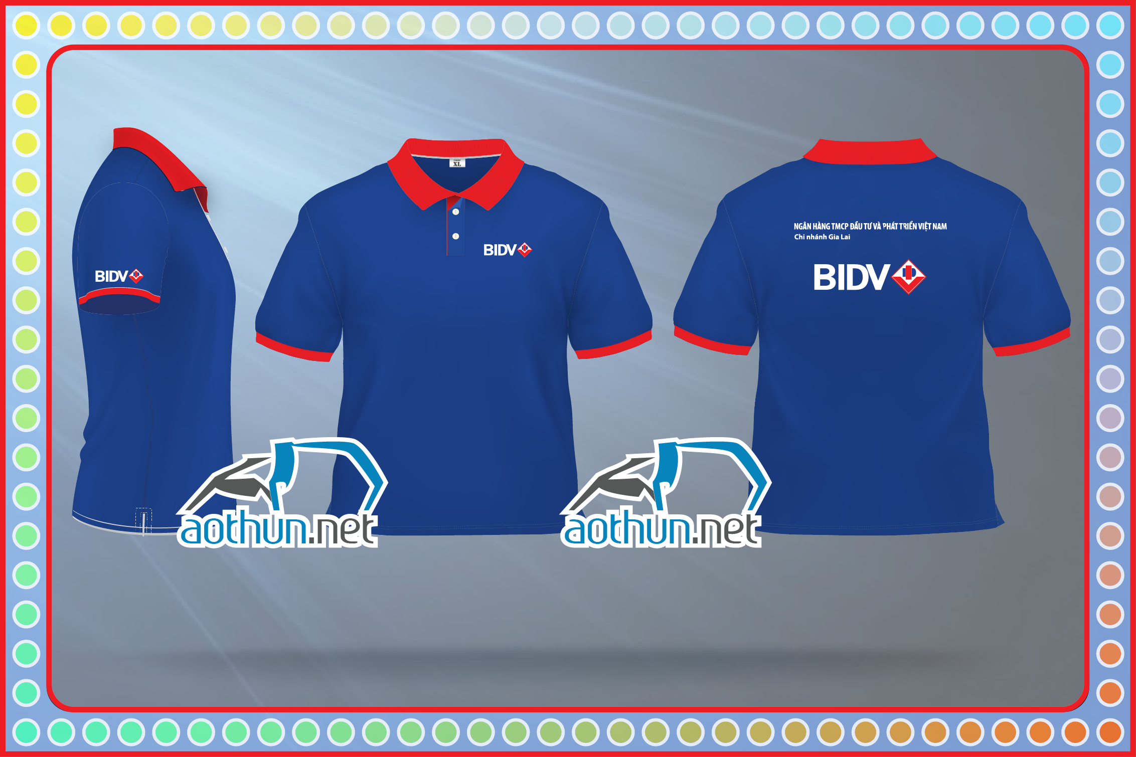 Đồng phục áo thun văn phòng BIDV Gia Lai